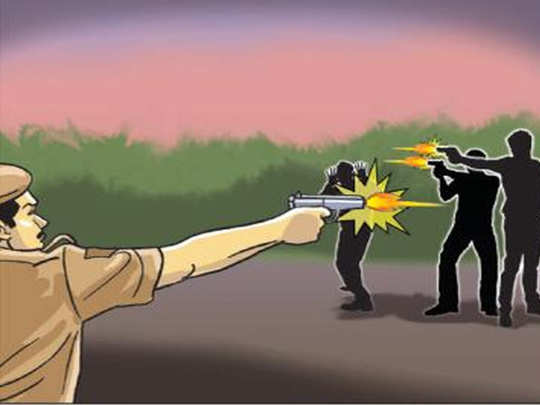 Punjab Police and Gangsters Encounter